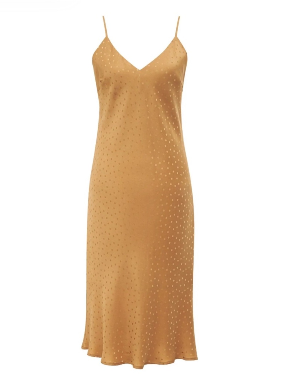 NWT Gold Hawk Silk Midi Dress Size Small